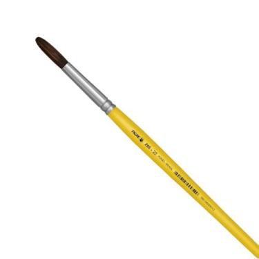 Imagem de Pincel Escolar Redondo Ponei Amarelo Tigre Nº 266 (Escolha O Número) T