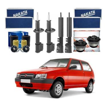 Imagem de Kit Amortecedor Dianteiro Traseiro Uno 1.0 2004 A 2013 - Nakata