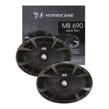 Imagem de 02 Alto Falantes Hurricane Woofer 6x9 4 Ohms Mb690 460w Rms