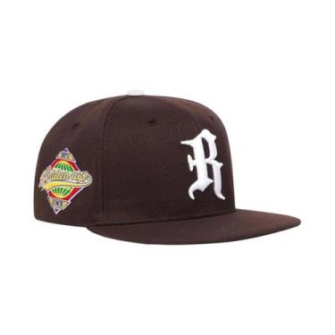 Imagem de Boné De Beisebol Ajustável Com Bordado Gótico R, Casual, Protetor Sola