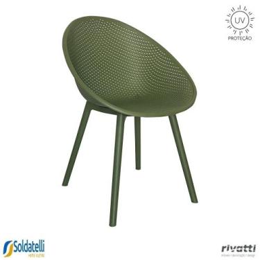 Imagem de Kit 4 Cadeiras Outdoor Drops Várias Cores com Proteção UV - Rivatti, V