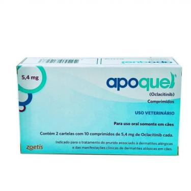 Imagem de Apoquel 5,4mg Caixa 20 Comprimidos Anti Alergico - zoetis