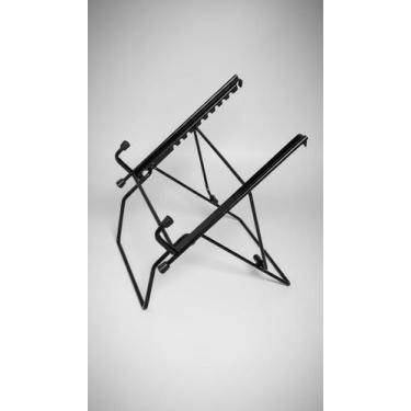 Imagem de Suporte Notebook Dobrável Ajustável Preto - Congratulations Store