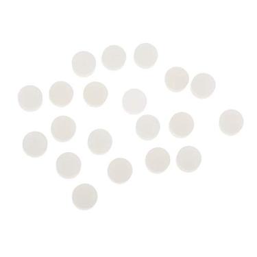 Imagem de Fancyes 20 peças de almofadas de cortiça para torneira de água válvula saliva tamanho 9 mm x 4 mm - branco