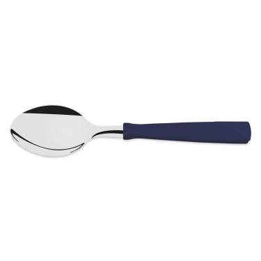 Imagem de Colher de Mesa Tramontina New Kolor com Lâmina em Aço Inox e Cabo de Polipropileno Azul Tramontina