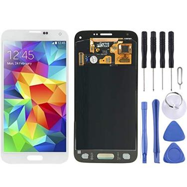 Imagem de Tela de toque do telefone celular LCD Painel de toque LCD + original para Galaxy S5 Mini / G800, G800F, G800A, G800HQ, G800H, G800M, G800R4, G800Y Peça de substituição por telefone