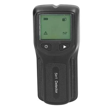 Imagem de Localizador de Vigas Scanner de Parede 5 Em 1 Localizador de Vigas de Metal Com Visor Digital LCD para Vigas de Madeira Vigas de Metal (Preto)
