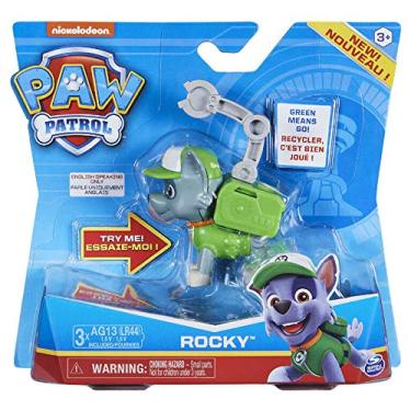 Imagem de Paw Patrol Talking Rocky Action Pup Figure