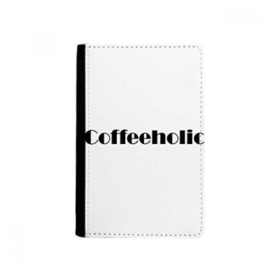 Imagem de Carteira estilosa porta-passaporte Coffeeholic Notecase Burse porta-cartões