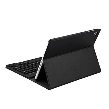 Imagem de Andoer BT3.0 Wireless Keyboard Case Substituição da capa do tablet para iPad Air1 / iPad Air2 / iPad Pro 9.7 / iPad 9.7 (2017/2018) (Preto-Preto)