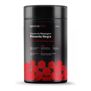 Imagem de Creme De Massagem Pimenta Negra 900Gr - Labotrat Pro
