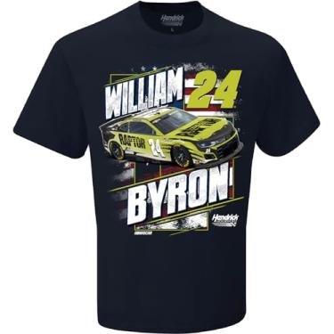 Imagem de Camiseta Chase Elliott #9 NASCAR 2024 NAPA Stars and Stripes Patriotic Classic Navy, William Byron - Raptor, G