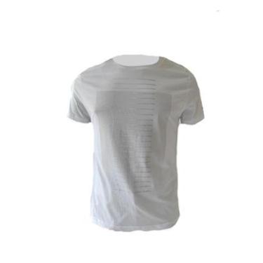 Imagem de Camiseta Aramis Malha Estampa Faixas Branco Tam. M-Masculino