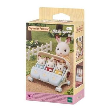 Imagem de Sylvanian Families Carrinho Para Trigêmeos Epoch 5533