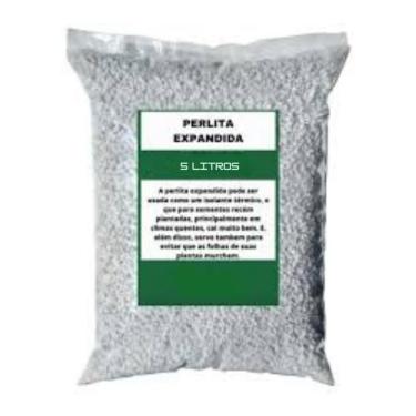 Imagem de Perlita Expandida Para Substrato Suculentas Cactos Rosa do Desertos e Outras Plantas 5 Litros