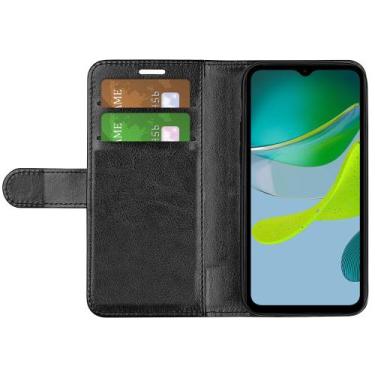 Imagem de Capa Carteira Flip Para Moto E13 Tela 6.5 Capinha Case Couro - Danet, 