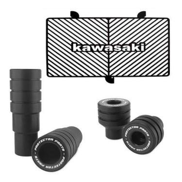 Imagem de Kit Slider Motos E Protetor De Radiador Z750 Z 750 Todas - Protector P