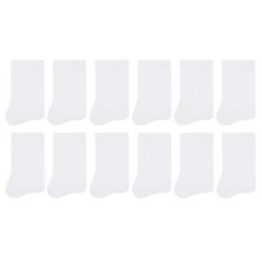 Imagem de 12 Pares De Meias Feminina Selene Anatômicas Cano Médio Sem Punho, Úni