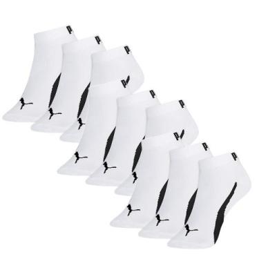 Imagem de 9 Pares De Meias Em Algodão Modelo Cano Curto Esportivas Sport Masculi