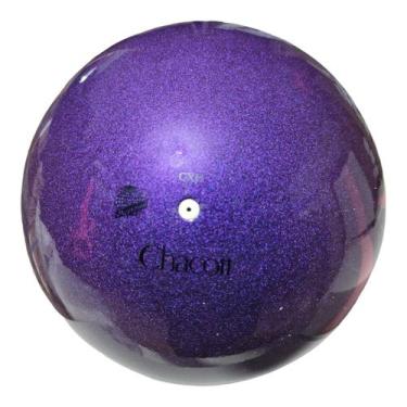 Imagem de Bola Chacott Glossy 185mm Ginastica Ritmica - Selo FIG, Unico, Roxo