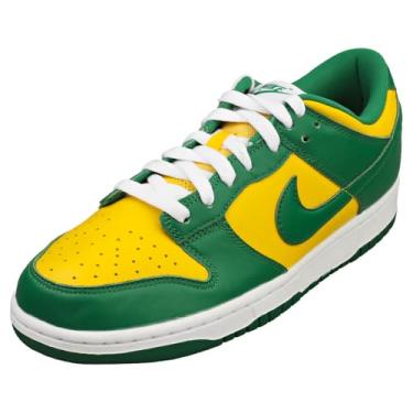 Imagem de Nike Tênis masculino retrô Dunk Low, Varsity Corn Pine Green, 41