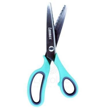 Imagem de Tesoura Escalope Profissional Tecido Papel Eva  - lanmax