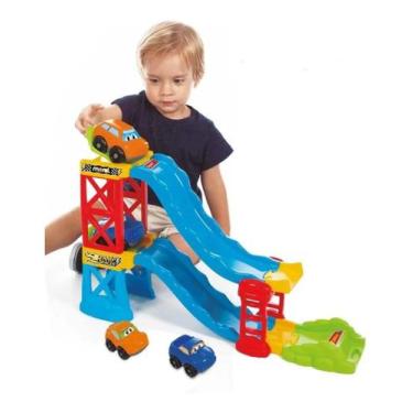 Imagem de Super Pista Com 2 Carrinhos Ramp Racer 28 Peças Maral 4157