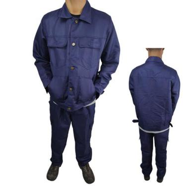 Imagem de Conjunto Uniforme Profissional EPI Obra Segurança do Trabalho Mecanico