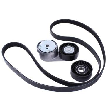 Imagem de MOTOKU Kit de tensor de correia de transmissão e polia serpentina para Dodge Avenger Challenger Charger Durango Grand Caravan Journey Ram 1500 CV ProMaster Chrysler 200 300 Town & Country Grand
