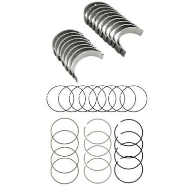 Imagem de BuliBoao Anéis de pistão e rolamento de haste principal padrão para Toyota Camry Matrix Corolla RAV4 Scion TC XB 2.4L 2007-2010