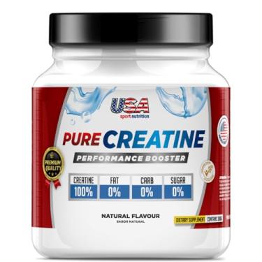 Imagem de Creatina Pura Importada (300g) – Mais Performance e Massa Muscular - USA SPORT NUTRITION