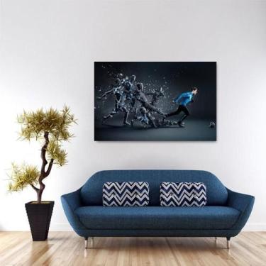 Imagem de Quadro Cristiano Ronaldo Esportes com Tela em Tecido - Wall Frame