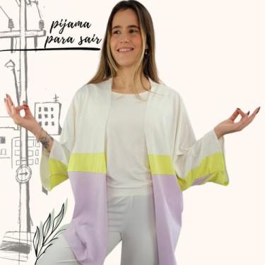Imagem de Pijama Feminino Homewear Preguistê Multifuncional Ocasional Harmonia O