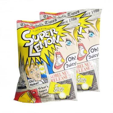 Imagem de Bala Japonesa Super Lemon Candy 83g Nobel ( Kit com 2) - Nobel Seika