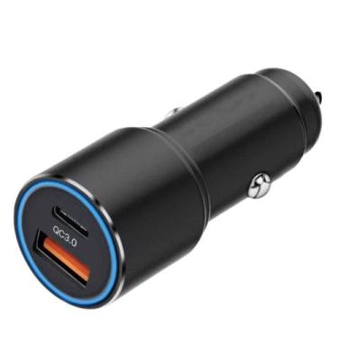 Imagem de Carregador Veicular 38w Turbo Usb / Usb-c Carga Ultra Rápida - Danet, 