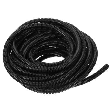 Imagem de HARFINGTON Tubo de tear de fio de 26FT - 1/10.2 cm, protetor de cabo de mangueira de conduíte de fio, mangas de cabo, capa de fio elétrico flexível