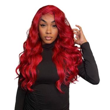 Imagem de Peruca Front Lace Hd Ondulada Fibra Futura Premium + Wig Cap - bbless,