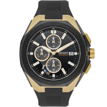 Imagem de Relógio ORIENT masculino solartech dourado MTSPC019 P1PX