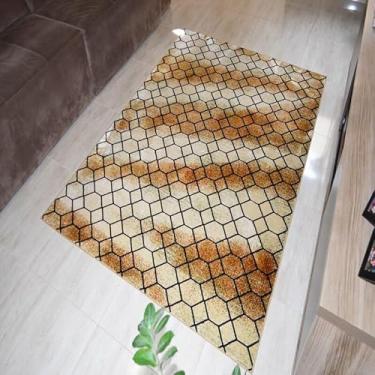 Imagem de Rosadecor, Tapete para sala Marbella Elite Champagne Vinay 200x250 cm