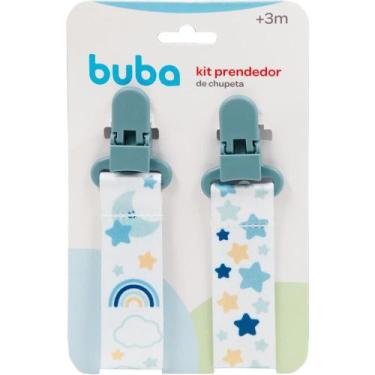 Imagem de Kit Com 2 Prendedores de Chupeta Com Clip Trava Prendedor de Bico Bebê
