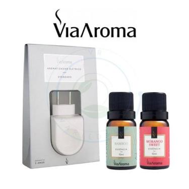 Imagem de Aparelho Aromatizador Difusor de Ambiente Elétrico Standard Branco Via