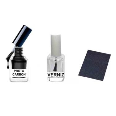 Imagem de Tinta Retoque Tira Risco Carro Chevrolet  -  Preto Carbon - Jhow Adesi