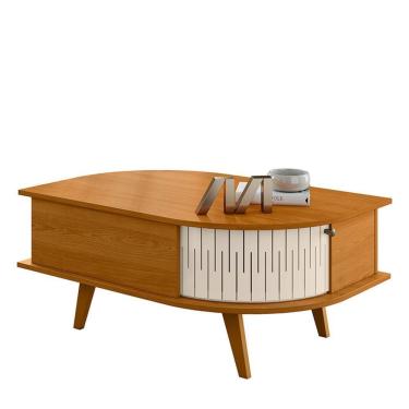 Imagem de Mesa De Centro Indianápolis Cinamomo Off White - Madetec Cinamomo Off White