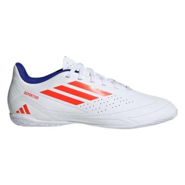 Imagem de Chuteira futsal adidas deportivo iii if1403, Branco vermelho, 39