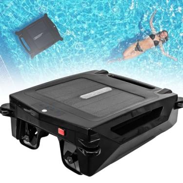 Imagem de Limpador Robótico Automático De Skimmer Para Piscina, Robô Aspirador De Piscina De Modo Duplo Solar/Recarregável, Limpador Robótico De Piscina Sem Fio Com Função De Escape
