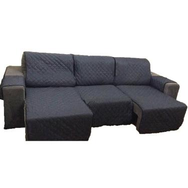 Imagem de Protetor Para Sofá De 3 Módulos Microfibra Matelado Retrátil Reclinável Com Assento De 2,00M