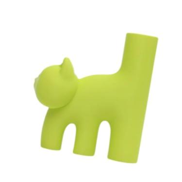 Imagem de IEUDNS Vaso de flores, suporte para plantas, organizador de flores, versátil, decorativo, vaso de animais fofos, arranjo floral seco para decoração de casa, Gato