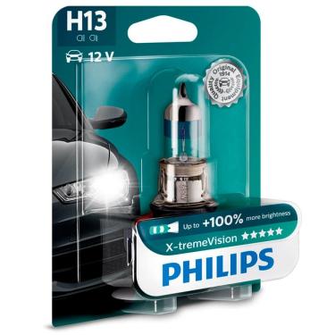 Imagem de Lâmpada Philips Xtreme Vision 55W 12V P26,4t H13 Farol