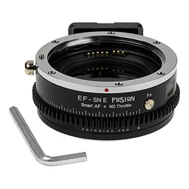 Imagem de Adaptador de Lente ND Throttle Fusion Smart AF - Compatível com Lentes Canon EOS EF (NÃO EF-S) e Câmeras Sony E-Mount - Funções Automáticas (Atualizável por USB) e Filtro ND Variável Integrado (1 a 8 Stops)