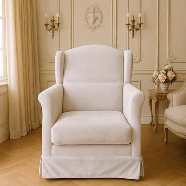 Imagem de Poltrona Serena Amamentação Balanço - Beatriz Decor, BEGE